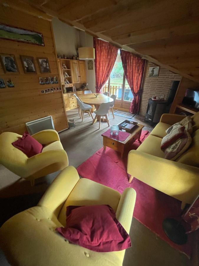 Bel Appartement Au Decor Montagnard - 80M2 لي كونتامين مونتجوا المظهر الخارجي الصورة